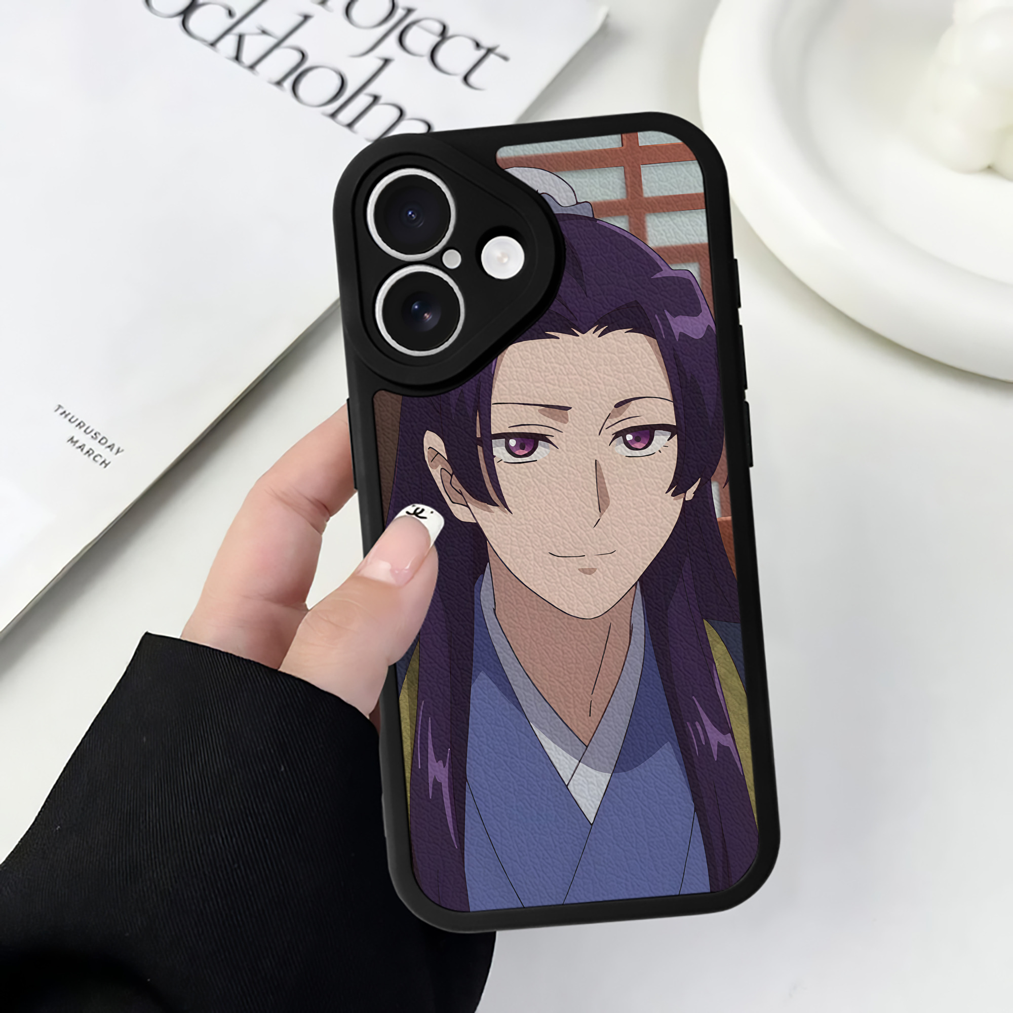 薬屋のひとりごと The Apothecary Diaries 【iPhone 16シリーズ対応】シリコンスマホケース（レザー調） 材質：シリコン